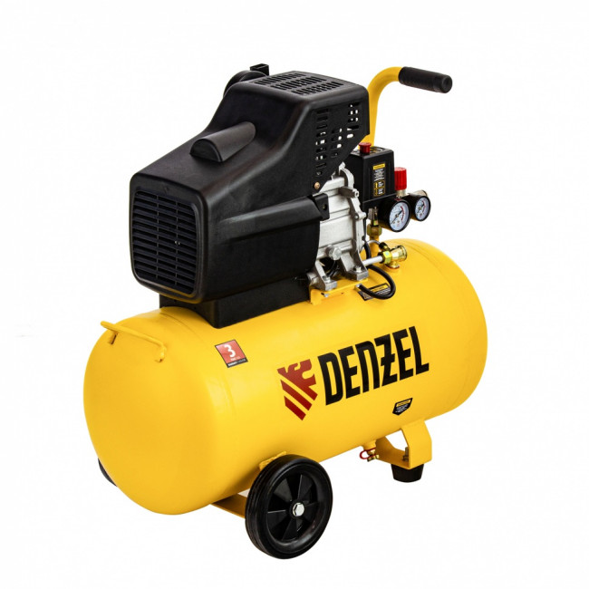 Компрессор воздушный прямой привод DC1700/50, 1.7 кВт, 50 литров, 260 л/мин Denzel ( 58164 ) Компрессор воздушный прямой привод DC1700/50, 1.7 кВт, 50 литров, 260 л/мин Denzel ( 58164 )