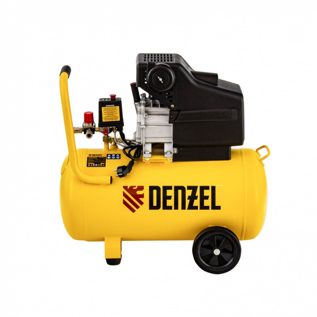Компрессор воздушный прямой привод DC1700/50, 1.7 кВт, 50 литров, 260 л/мин Denzel ( 58164 ) Компрессор воздушный прямой привод DC1700/50, 1.7 кВт, 50 литров, 260 л/мин Denzel ( 58164 )