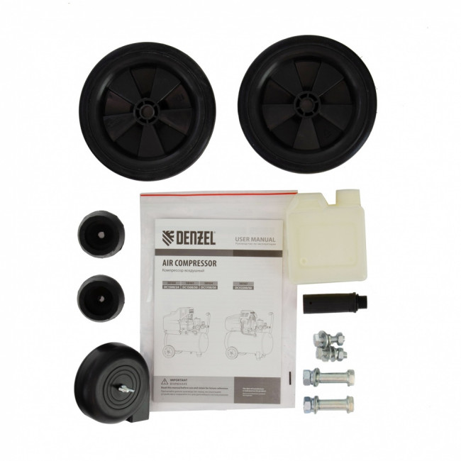 Компрессор воздушный прямой привод DC1700/50, 1.7 кВт, 50 литров, 260 л/мин Denzel ( 58164 ) Компрессор воздушный прямой привод DC1700/50, 1.7 кВт, 50 литров, 260 л/мин Denzel ( 58164 )